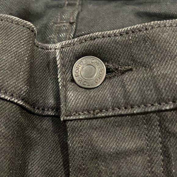 Tom Ford Mens Black Slim Fit Jeans - Picture 6 of 13